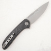 Нож WE Knife Saakshi, 20CV, Titanium Gray/Marble Carbon Fiber - купить в интернет-магазине Blademan
